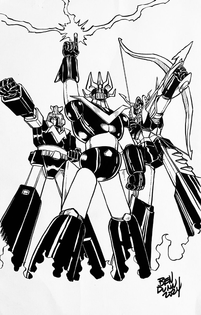 ben_dunn combattler great_mazinger mazinger_(series) raideen_(series) yuusha_raideen