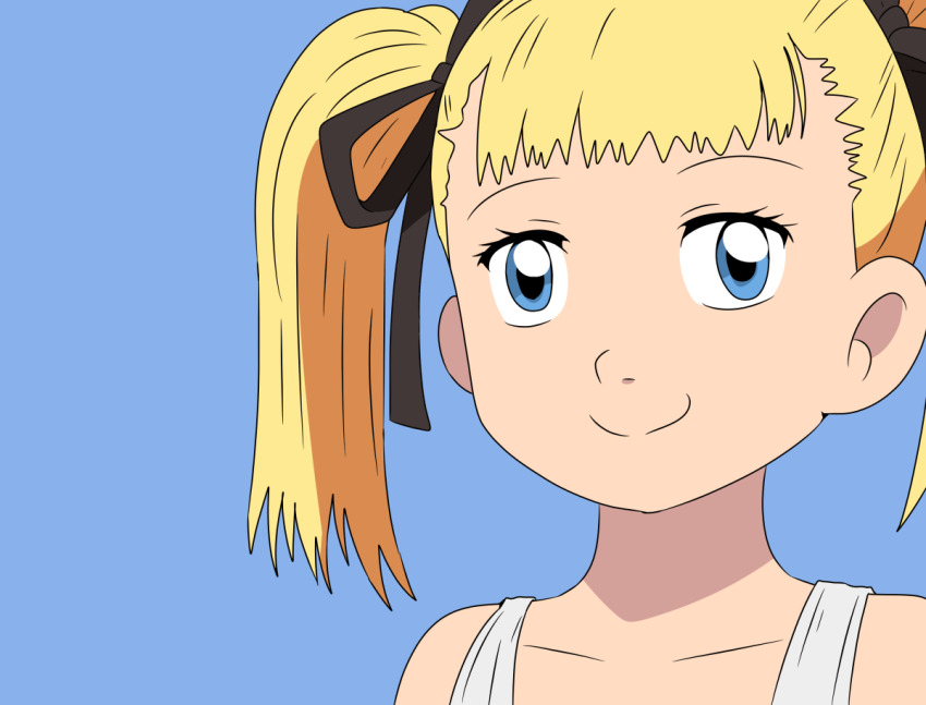 Alice Mccoy Digimon 1girl Blonde Hair Blue Eyes Female Focus Smile Solo Twintails