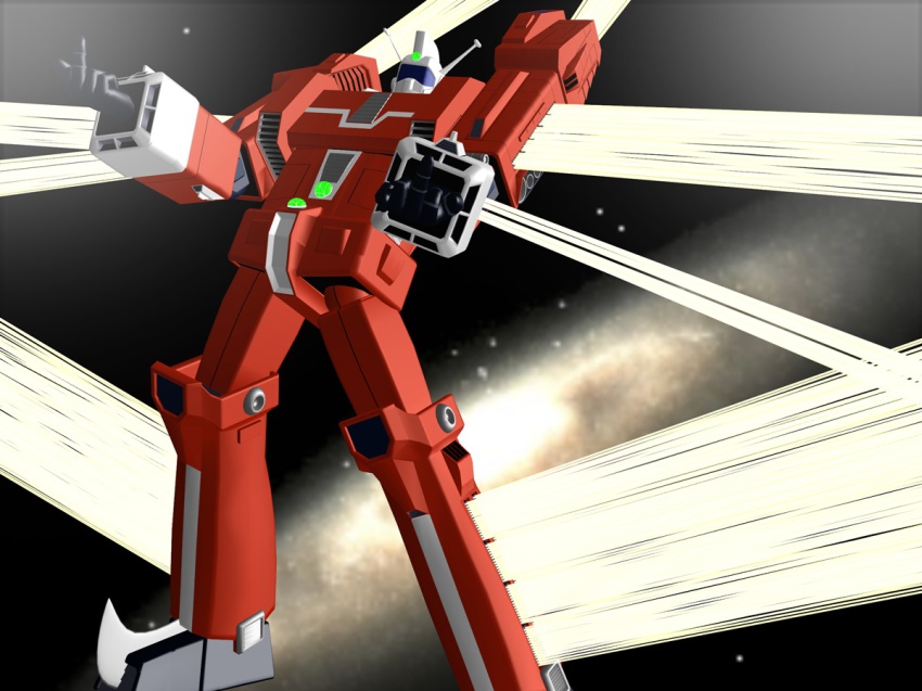 densetsu_kyojin_ideon finger_up ideon mecha robot space tagme