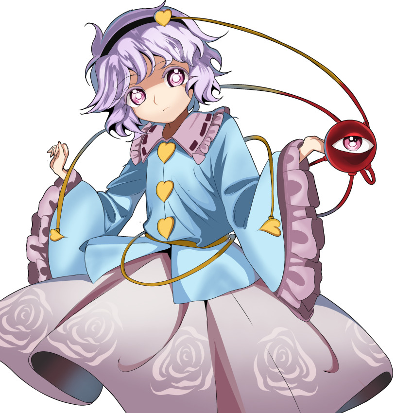 absurdres flimsy_market1893 harukawa_moe_(style) highres komeiji_satori non-web_source touhou