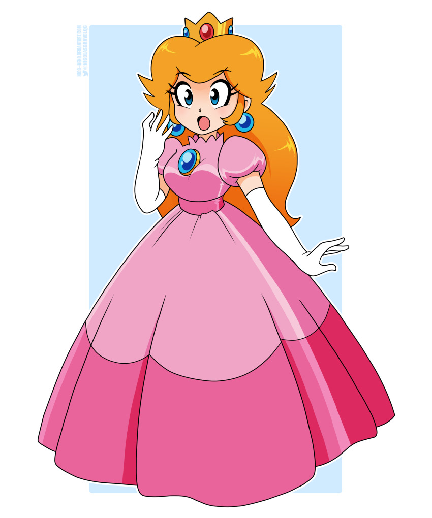 Nico Neko Princess Peach Mario Series Nintendo Super Mario Bros 1 Absurdres Highres 