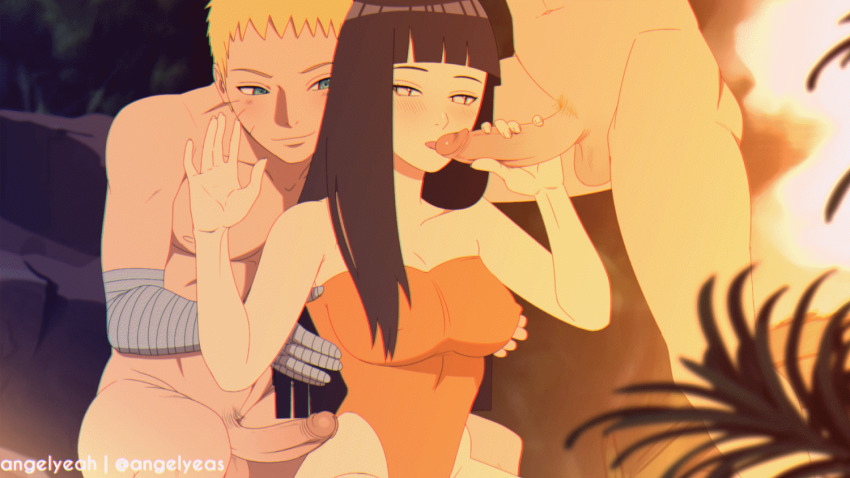 Angelyeah Hyuuga Hinata Uzumaki Naruto Naruto The Last Naruto Series Animated Animated