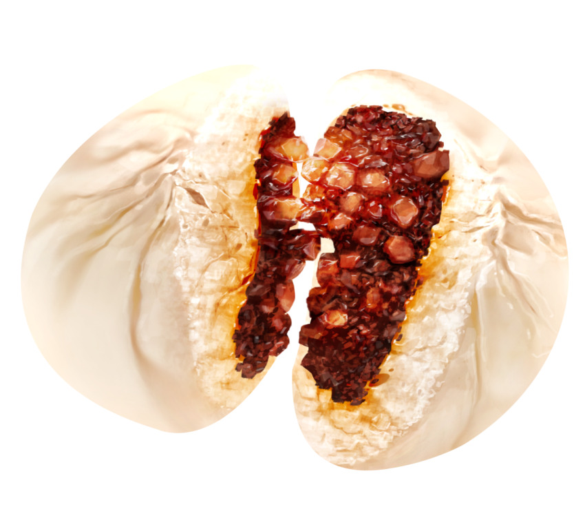 baozi dumpling food food_focus no_humans original short208 still_life transparent_background