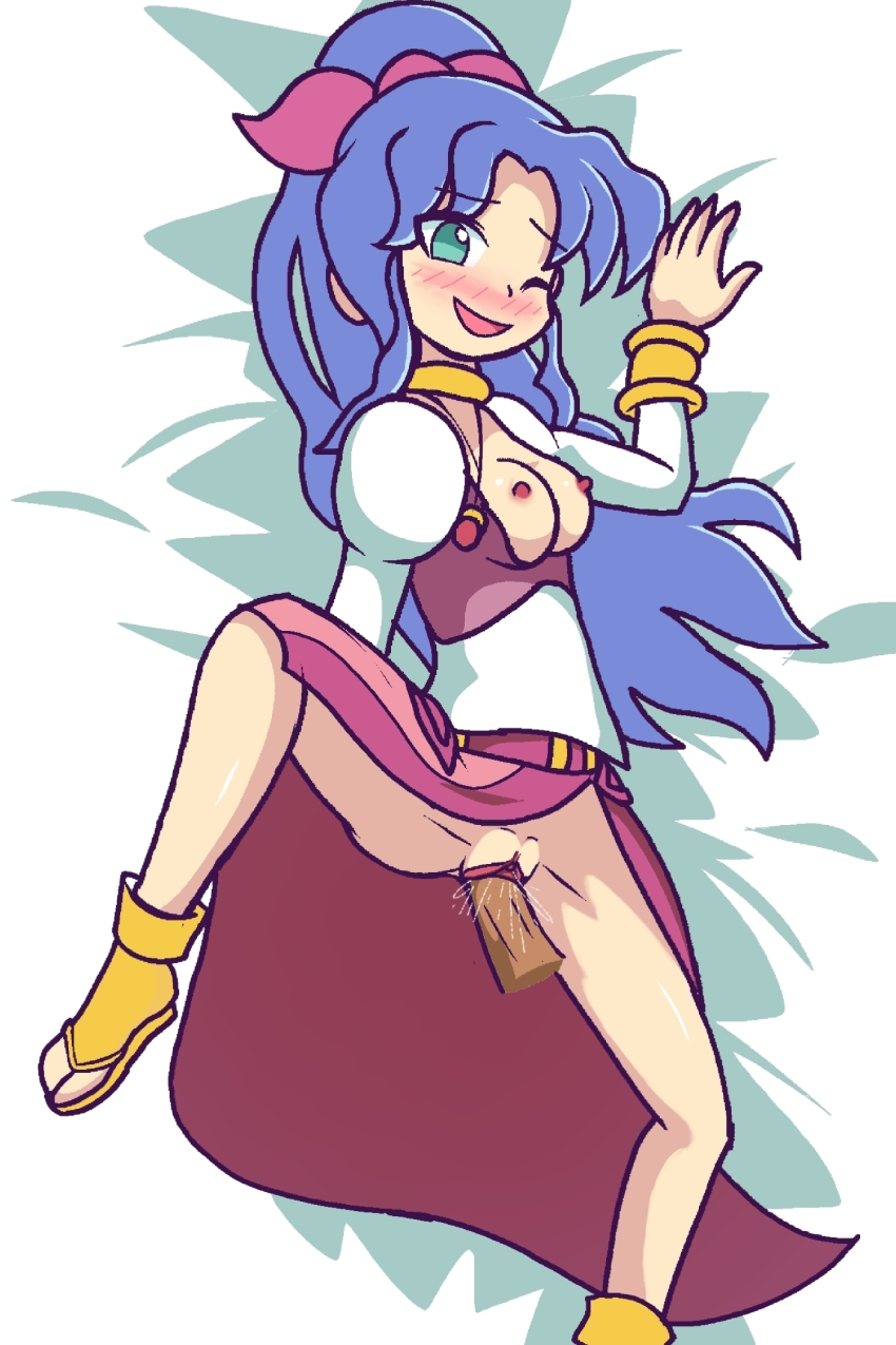 blue_hair highres puyopuyo rulue_(puyopuyo) sex tagme uncensored