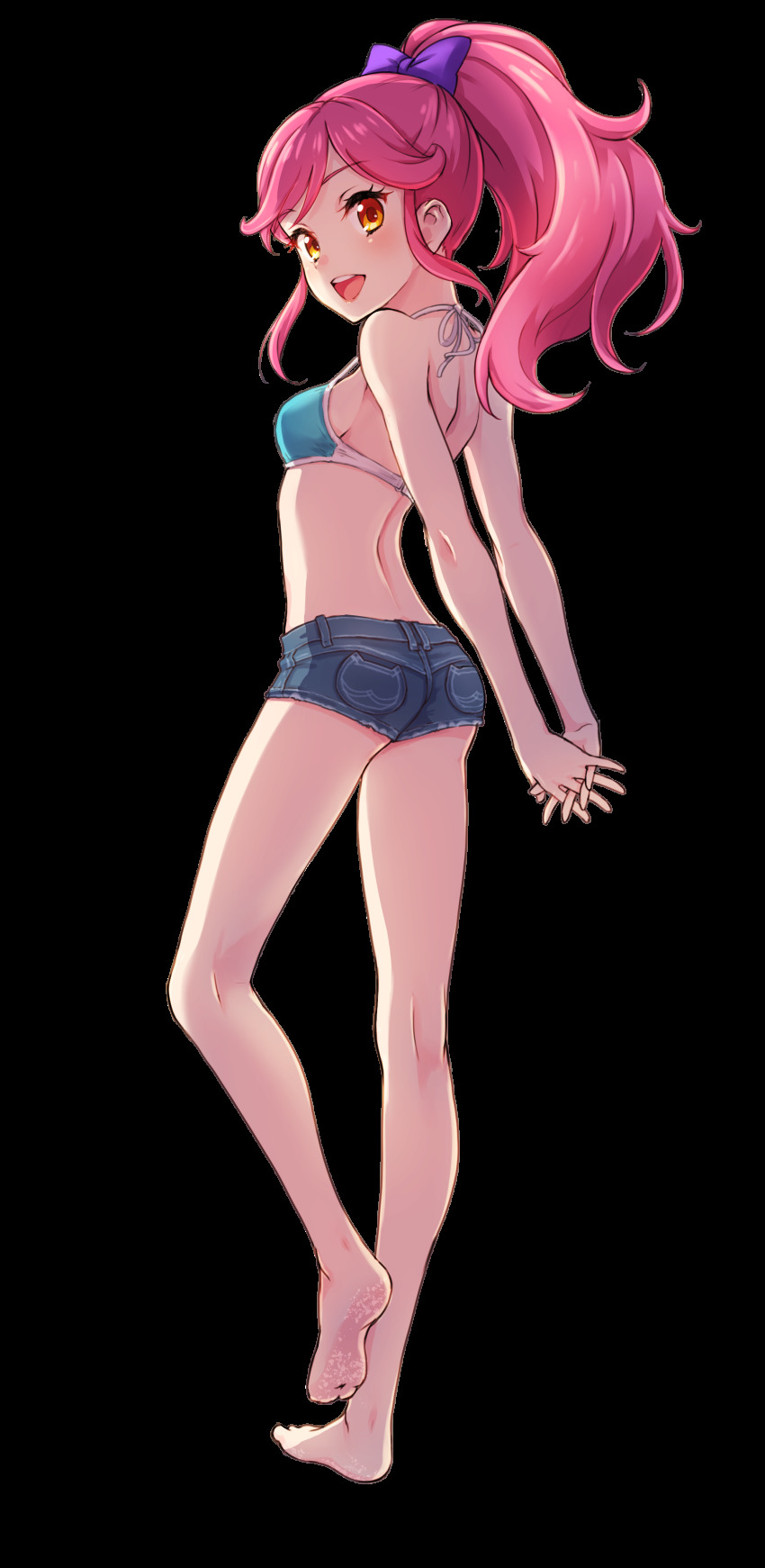 Wantacchi Otoshiro Seira Aikatsu Aikatsu Series Absurdres Highres 1girl Aqua Bikini