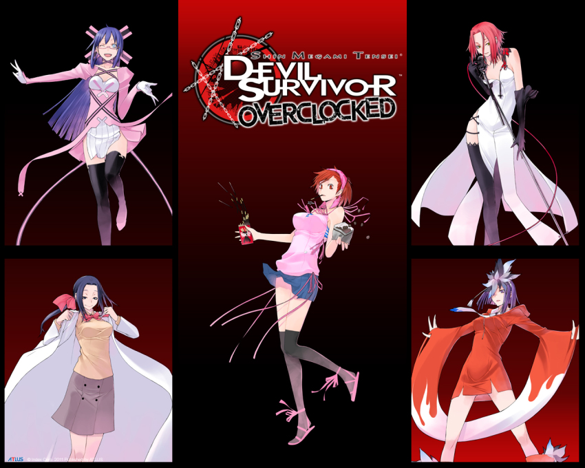 devil_survivor harusawa_yoshino komaki_midori kuzuryuu_amane mochizuki_mari tagme tanigawa_yuzu