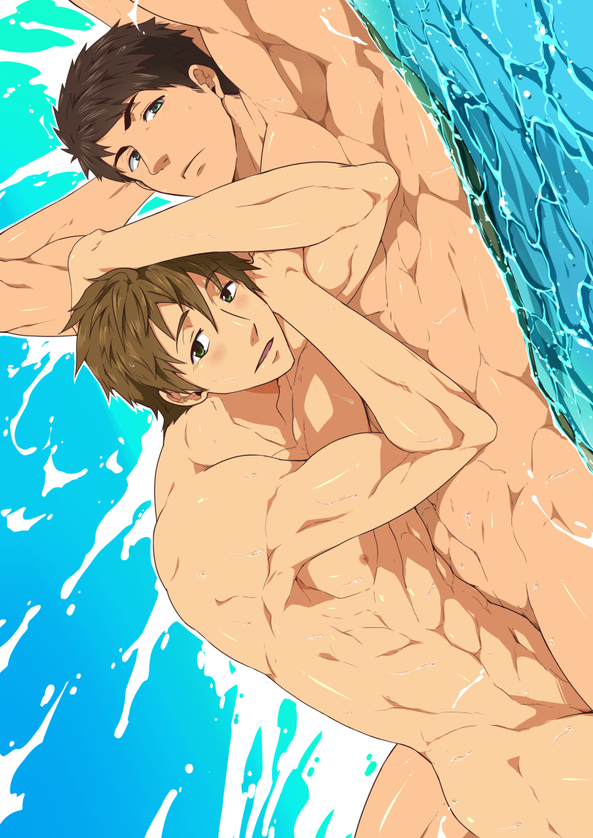 Mazjojo Tachibana Makoto Yamazaki Sousuke Free Absurdres Bad Id Bad Pixiv Id Highres 1252