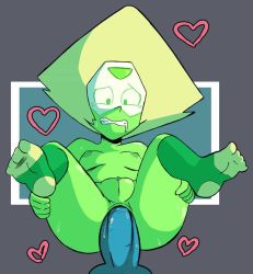  1girl anal anal_object_insertion ass_grab breasts cleft_of_venus clitoris colored_skin dildo dildo_riding floating gem grabbing grabbing_own_ass green_hair green_skin heart loli mask nipples nude object_insertion peridot_(steven_universe) pussy saliva sex_toy simple_background small_breasts socks solo steven_universe teeth worried  rating:Explicit score:28 user:Horny&amp;SluttyLoli