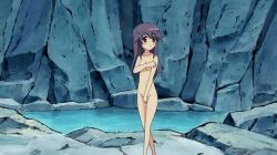 10s animated animated_gif blush covering_privates female_focus hercule_barton loli long_hair nude nude_cover purple_hair solo tantei_opera_milky_holmes rating:Questionable score:105 user:yourgrey