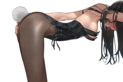  1girl anal anal_beads anal_object_insertion anal_tail animal_ears armlet armpits arms_behind_back ass ass_grab bent_over black_hair black_leotard blush bow bowtie breasts brown_pantyhose butt_plug detached_collar fake_animal_ears fake_tail fishnet_pantyhose fishnets grabbing_own_ass hand_on_own_ass hanging_breasts highleg highleg_leotard leotard long_hair medium_breasts murakami_suigun object_insertion open_mouth original pantyhose playboy_bunny rabbit_ears rabbit_tail sex_toy side-tie_leotard solo strapless strapless_leotard sweat tail tongue tongue_out traditional_bowtie vibrator wrist_cuffs  rating:Questionable score:268 user:danbooru