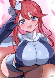 1girl absurdres breasts creatures_(company) curvy domidori game_freak highres large_breasts nintendo pokemon pokemon_bw skyla_(pokemon) solo thick_thighs thighs