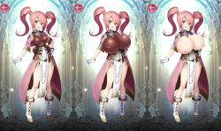 1girl breast_expansion breasts fire_emblem fire_emblem_echoes fire_emblem_heroes highres huge_breasts large_breasts mae_(fire_emblem) mae_(nahabaru) nintendo pink_hair solo tagme third-party_edit  rating:Questionable score:42 user:RIP_SHAKO