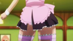 1girl animated animated_gif apron blurry bow bow_panties clenched_hand close-up depth_of_field exercising female_focus huge_filesize indoors kicking lace lace-trimmed_legwear lace_trim leg_up legs maid maid_apron maken-ki! panties pantyshot pink_thighhighs shinatsu_azuki shoes solo standing takami_akio thigh_gap thighhighs thighs torn_clothes torn_thighhighs underwear upskirt white_panties wrist_cuffs zettai_ryouiki rating:Questionable score:29 user:vincaddo