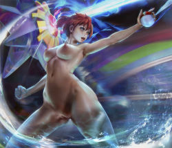 1girl blue_eyes blush breasts cameltoe completely_nude creatures_(company) demonlorddante game_freak gen_1_pokemon gym_leader highres holding holding_poke_ball large_breasts legs misty_(pokemon) navel nintendo nipples nude orange_hair poke_ball pokemon pokemon_(creature) pokemon_hgss pokemon_rgby pussy pussy_juice short_hair solo source_request spread_legs starmie thighs water wet wide_hips rating:Explicit score:139 user:Kasu86