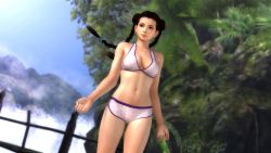 3d bikini dead_or_alive dead_or_alive_5 highres nature official_art pai_chan scenery swimsuit tecmo virtua_fighter water waterfall rating:Questionable score:23 user:Hecatom