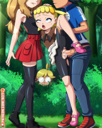 2boys 2girls age_difference ahegao ankle_boots ash_ketchum bike_shorts black_footwear black_thighhighs blonde_hair blue_eyes bonnie_(pokemon) boots breasts brown_hair censored clemont_(pokemon) clothed_sex clothes_lift creatures_(company) cross-laced_footwear cum cum_in_pussy cum_overflow day eavesdropping eight_year_old eyebrows facing_viewer forced_penetration from_side full_body game_freak hair_ornament hand_on_another&#039;s_head hetero highres holding_leg large_penis leg_grab leg_lift licking_lips loli long_hair medium_breasts mosaic_censoring multiple_boys multiple_girls nature nintendo no_panties open_mouth outdoors patreon_logo patreon_username penis pink_footwear pleated_skirt pokemon pokemon_(anime) pokemon_xy_(anime) rape red_skirt reit restrained rolling_eyes saliva serena_(pokemon) sex sex_from_behind shoes short_hair shorts side_ponytail skindentation skirt skirt_lift small_breasts solo_focus standing standing_on_one_leg tears teeth thighhighs tongue tongue_out torn_clothes torn_shorts uneven_eyes upper_teeth_only vaginal veins veiny_penis white_skirt rating:Explicit score:861 user:ComicSans80085