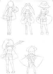  5girls blueberry character_sheet cranberry food fruit gooseberry grasshopper_manufacture multiple_girls no_more_heroes nutberry official_art okama pure_white_lover_bizarre_jelly strawberry  rating:Sensitive score:6 user:bebopblue