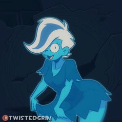  animated animated_gif clothes_lift flashing ghost_girl phantasma_(scooby-doo) scooby-doo_and_the_ghoul_school skirt skirt_lift twistedgrim 