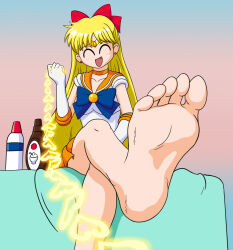  chocolate_syrup feet highres pov sailor_venus tagme whipped_cream  rating:Questionable score:5 user:sailormoonfeet121