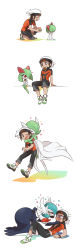  10s 1boy 1girl 4koma :d age_progression alternate_color bano_akira bdsm berry berry_(pokemon) blouse blush brendan_(pokemon) brendan_(pokemon_oras) brown_hair capri_pants chain comic creatures_(company) cuffs dress eating eye_contact femdom flying_sweatdrops food fruit game_freak gardevoir gen_3_pokemon green_hair half-closed_eyes hand_on_another&#039;s_chin hat heart highres hug hug_from_behind kirlia looking_at_another lying mega_gardevoir mega_pokemon midriff_peek nintendo one_eye_closed open_mouth orange_shirt pants pokemon pokemon_(creature) pokemon_oras popped_collar ralts scared senbei shaded_face shiny_pokemon shirt short_hair silent_comic simple_background smile sweat sweatdrop turn_pale white_background you_gonna_get_raped  rating:Sensitive score:197 user:twilight_jester