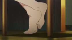 1girl animated animated_gif barefoot feet feet_only foot_focus hibike!_euphonium oumae_kumiko screencap soles solo toenails toes rating:Sensitive score:75 user:MOE_ASHI!