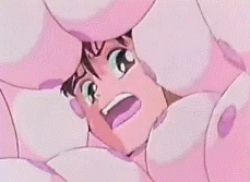  1+2=paradise 1990s_(style) animated animated_gif anime_screenshot breasts extra_breasts huge_breasts large_breasts lowres nipples retro_artstyle shota what  rating:Explicit score:22 user:FyuriasNova