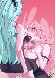  (6th 1futa 1girl 21tsuna21 after_fellatio akeno(itsnafulol) ass blue_hair blush breasts breasts_squeezed_together cum cum_in_mouth cum_on_body cum_on_breasts cum_on_upper_body femdom futa_with_female futanari hand_on_another&#039;s_head highres hololive hololive_english large_breasts large_penis messy_hair mori_calliope mori_calliope_(sleepwear) multiple_girls nightgown paizuri paizuri_under_clothes penis pink_hair red_eyes steam testicles twintails virtual_youtuber  rating:Explicit score:78 user:reintellaFTW