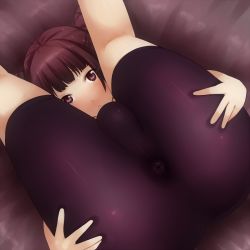 1boy androgynous anus ass ass_focus ass_grab bike_shorts blush brown_eyes brown_hair bulge crossdressing folded holding_legs huge_ass leg_hold legs_over_head legs_up lying male_focus on_back original short_twintails shota skin_tight solo spread_ass trap twintails upside-down wachiwo rating:Explicit score:155 user:kimboh