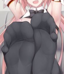 1boy armpits astolfo_(fate) astolfo_(saber)_(fate) fate/apocrypha fate/grand_order fate_(series) feet feet_together foot_focus legs_up male_focus nipples no_shoes pantyhose pov puffy_nipples ruton-niki sitting smile soles solo tight_clothes toes trap rating:Questionable score:72 user:danbooru