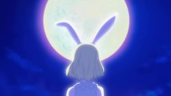  1girl animated blonde_hair breasts rabbit carrot_(one_piece) electricity fangs furry furry_female large_breasts long_hair looking_away looking_up moon night one_piece rabbit_girl rabbit_tail red_eyes sharp_teeth short_hair solo sulong_form tail teeth transformation very_long_hair video video white_hair wind  rating:Sensitive score:35 user:fakyuh