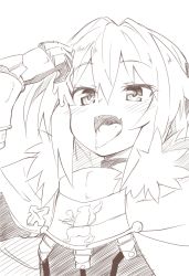 2boys astolfo_(fate) fate/apocrypha fate_(series) giant giant_male highres male_focus monochrome multiple_boys niwaka_potato open_mouth tongue tongue_out trap uvula vore rating:Questionable score:29 user:Dweenie