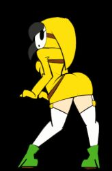  1girl alternate_color animated animated_gif dancing dress lowres mario_(series) mask minuspal nintendo non-web_source shy_gal shy_guy solo tagme yellow_dress  rating:Questionable score:33 user:danbooru