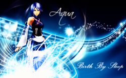  1girl aqua_(kingdom_hearts) blue_eyes blue_hair female_focus kingdom_hearts solo standing tagme  rating:Sensitive score:15 user:Tilkis