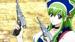 1boy androgynous breasts green_hair ixion_saga large_breasts maid male_focus mariandale newhalf purple_eyes screencap smile solo trap rating:Sensitive score:14 user:Nyarlothodept