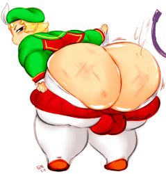  1boy ass bulge charmles fat gammanaut highres huge_ass spanking tagme  rating:Questionable score:17 user:blast106