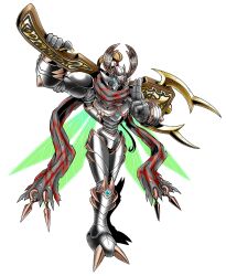 armor arthropod_boy digimon digimon_(creature) full_armor monster_boy ninja oridigi original solo