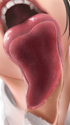 1girl against_glass close-up fang kabeu_mariko licking lips long_tongue mouth_focus only_mouth open_mouth original saliva saliva_trail solo teeth tongue tongue_out water_drop rating:Questionable score:178 user:danbooru