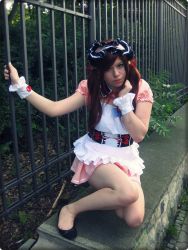  asahina_mikuru cosplay highres legs miniskirt photo_(medium) skirt solo suzumiya_haruhi_no_yuuutsu tagme thighs  rating:Sensitive score:13 user:spotless