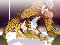 00s anal anal_tail animal_ears bdsm blindfold blonde_hair blush bondage bound bound_wrists breasts butt_plug cat_ears cat_tail censored cleavage clothed_sex fake_tail fingering glycine_bleumer long_hair pussy pussy_juice raburebo sakura_taisen sakura_taisen_iii sex_toy spread_legs tail top-down_bottom-up vaginal rating:Explicit score:74 user:fffuuuuuu