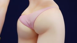 1girl ass ass_focus bare_legs blue_background close-up female_focus figure from_behind gluteal_fold legs nami_(one_piece) one_piece panties pink_panties simple_background solo thighs underwear  rating:Questionable score:50 user:Ynyswydryn