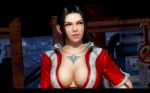  1girl 3d animated black_hair blue_eyes breasts cleavage dead_or_alive dead_or_alive_5 electricity highres jewelry large_breasts lips necklace ponytail rachel_(ninja_gaiden) tagme video video  rating:Questionable score:17 user:doaemperor