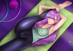 cameltoe cleft_of_venus dominique_(fap_ceo) fap_ceo gym gymnast pants purple_eyes purple_hair pussy yoga yoga_pants rating:Explicit score:37 user:MonfJedi