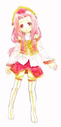 00s absurdres arietta_(tales) bare_shoulders boots detached_sleeves highres long_hair pink_hair red_eyes simple_background tales_of_(series) tales_of_the_abyss thigh_boots thighhighs rating:Sensitive score:2 user:Dragonzordasaurus