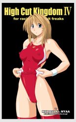  arena_(company) cameltoe cleft_of_venus competition_swimsuit frontal_wedgie high_cut_kingdom latex nipples nyanko_batake one-piece_swimsuit swimsuit wedgie  rating:Questionable score:7 user:patachon