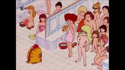  1984_(year) 80s animal animated asphyxiation ass back bare_back bare_hips bathhouse bathing bathtub bird black_hair blonde_hair blue_eyes blush breasts brown_eyes brown_hair bucket carrying carrying_person casual_nudity chicken closed_eyes completely_nude crying curly_hair drowning drunk duck eyelashes feathers feet freckles frizzy_hair ganmo green_hair gu_gu_ganmo hair_tie hands_on_hip invisible laughing legs linda_skylark loli long_hair looking_back looking_down medium_breasts medium_hair mixed_bathing multiple_boys multiple_girls nipples nude oldschool owl penis pink_feathers pointing public_indecency public_nudity pussy red_hair retro_artstyle riding screaming shared_bathing short_hair shota sitting small_breasts sound spanking standing swimming tagme tiger toes tomboy towel transformation tsukuda_hanpeita tsukuda_tsukune twintails underwater video water whale wide_hips wings  rating:Questionable score:155 user:orumma
