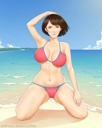  absurdres beach bikini highres mature_female swimsuit tagme  rating:Sensitive score:5 user:Musummu