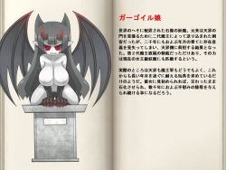 1girl alexi_(tits!) black_hair breasts claws cleavage gc horns huge_breasts long_hair red_eyes solo rating:Questionable score:14 user:dshark