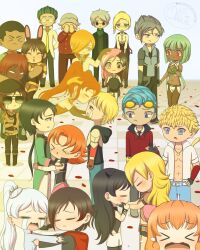  &gt;_&lt; 6+boys 6+girls abs absurdres animal_ears artist_name black_hair blake_belladonna blonde_hair blush breasts brown_eyes brown_hair cat_ears chibi closed_eyes comforting covering_face fingerless_gloves glasses gloves green_eyes green_hair hands_on_another&#039;s_face headpat heterochromia highres hood hug large_breasts long_hair low_ponytail mature_female mature_male monkey_tail multiple_boys multiple_girls muscular muscular_male neo_politan nora_valkyrie open_mouth orange_hair pants penny_polendina pink_eyes pink_hair pointy_hair ponytail pyrrha_nikos red_hair roman_torchwick ruby_rose rwby short_hair side_ponytail sun_wukong_(rwby) sunglasses tail teacher tears weiss_schnee white_hair yang_xiao_long years 