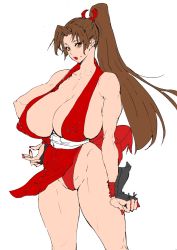  bonten breasts gigantic_breasts highres muscular nail_polish shiranui_mai tagme  rating:Explicit score:29 user:Hentai_is_Justice