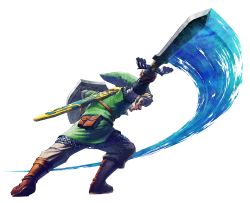  1boy absurdres highres link male_focus master_sword nintendo official_art solo swing sword the_legend_of_zelda the_legend_of_zelda:_skyward_sword weapon  rating:Sensitive score:14 user:variety927